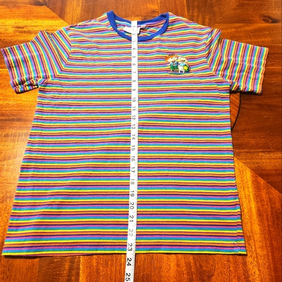 Nickelodeon Rugrats Multicolored Striped Tee Women's Size Small - Picture 5 of 8